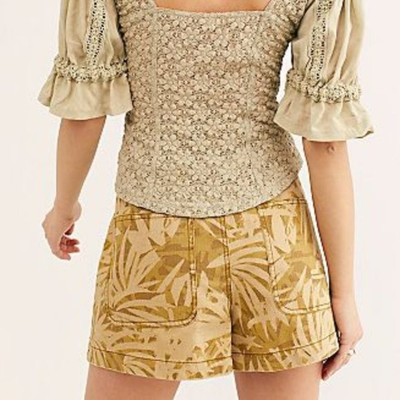 FREE PEOPLE High Rise Utility Shorts NWOT - Picture 11 of 11